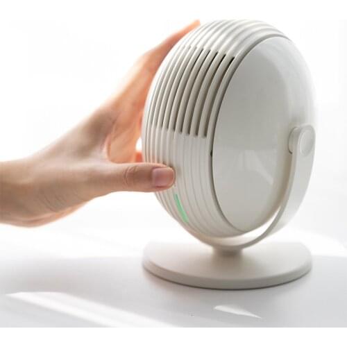 Xiaomi 3 Life Leafless Small Fan Desktop Mini Three-Speed USB Office Dormitory Vertical Leafless Fan With Power And Flashlight