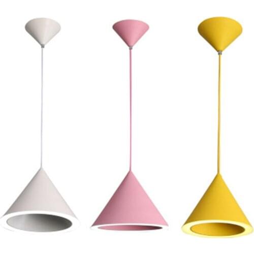 Nordic Loft Style Iron Droplight Lamp Modern LED Pendant Light Fixtures For Dining Room Simple Hanging Lamp Indoor Lighting