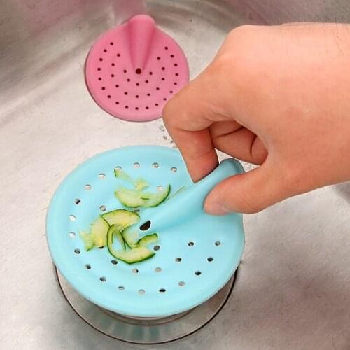 11CM New Silicone Kitchen Sink Strainer Filter 1PC Round Kitchen Sink Drain Cover Stopper