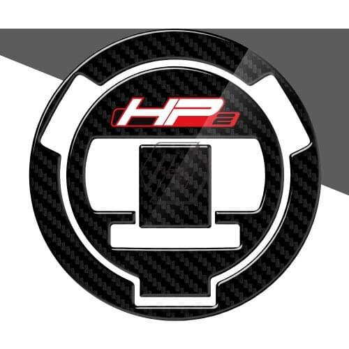 3D Carbon-look Motorcycle Fuel Gas Cap Protector Decals Case for BMW HP2 Sport 2008-2011