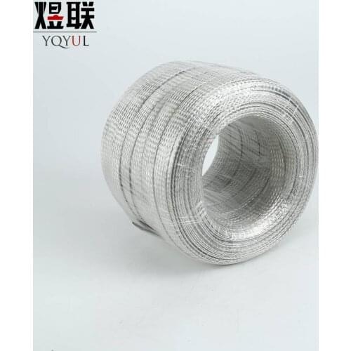 Free Shipping Diameter 0.15mm Tinned Copper flat braided wire ground lead 25sqmm