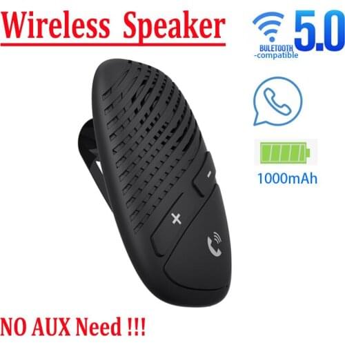 Bluetooth Compatible 5.0 Audio Receiver Car Kit Bluetooth Adapter Handsfree Phone Call Wireless Car Headphone Speaker PC Adapter