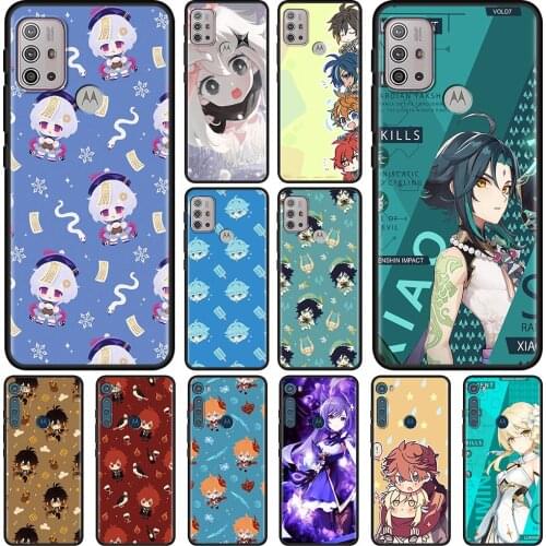 Genshin Impact for Motorola Moto G30 One Fusion Plus Hyper Edge G Stylus G9 Play G8 Power Lite G10 E6s tpu phone case shell