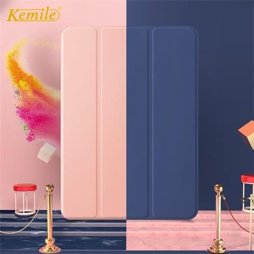 Kemile For iPad 9.7 2018 Case Ultra thin PU Leather Smart Stand Cover for iPad 9.7 2017 Pro 9.7 Air 1/4 Case Funda A1893 A1954