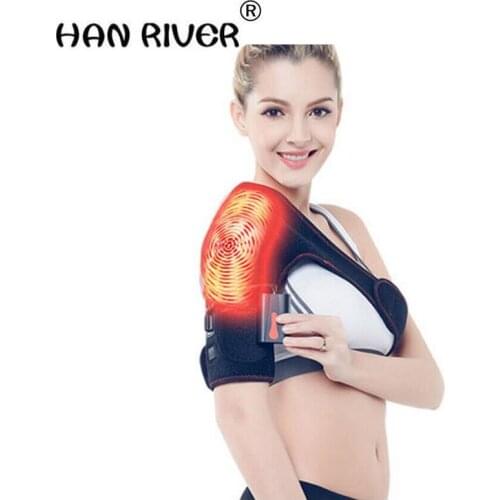 Electric shoulder with shoulder to shoulder to keep warm moxibustion heated shoulder weeks charging fever both men and women