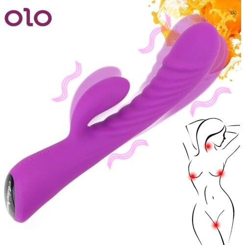 OLO 9 Modes Sex Toys for Women Rabbit Vibrator Adult Products Vaginal Clit Stimulation USB Rechargeable G Spot Dildo Vibrators