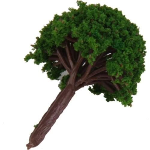 Count of 50 Premium Scenery Landscape Train Model Trees Scene Railway Railroad Wargame Layout- 1/500 Scale & 3cm