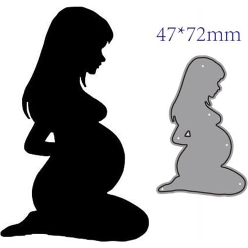 Metal cutting dies cut die Pregnant woman decoration Scrapbook paper craft knife mould blade punch stencils dies