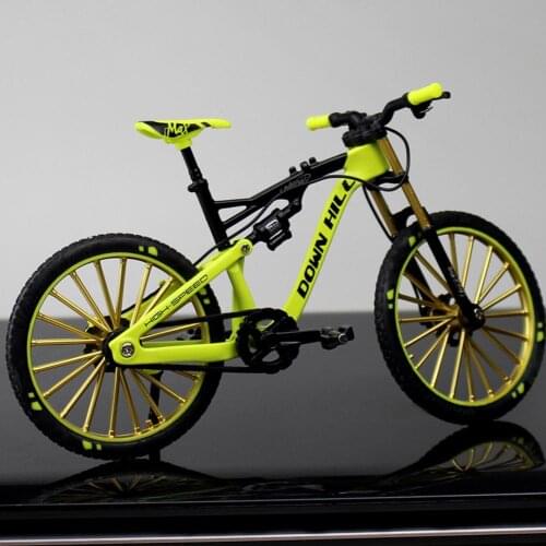 Mini 1:10 Alloy Model Bicycle Diecast Metal Finger Mountain Bike Racing Simulation Adult Collection Toys For Children Drop Ship
