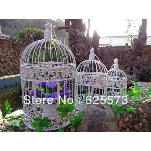 Fashion Steel birdcage wedding decoration bird cage-Medium 2pcs/lot