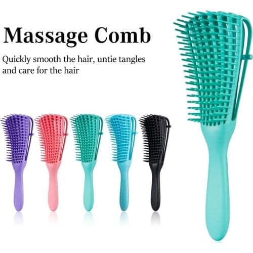 Professional Hairdressing Massage Comb Women Wet Curly Hair Comb Detangling Hairbrush Hair Scalp Massage Care Salon Styling Tool