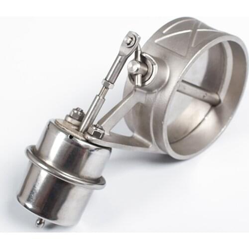 Pairs 3.5 Cars Exhaust Cutout Vacuum Valve Body Open Closed Type Left And Right Stainless