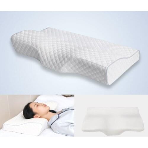 Butterfly Shape Memory Foam Pillow for Neck Pain Cervical Pillows Orthopedic Pillows Relax Cervical Health Care Pillows Sleeping