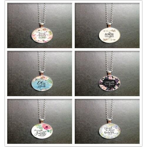 New Bless This Home Bible Verse Quotes Glass Dome Silver Plated Charms Hand Craft Glass Dome Pendants Jewelry Gifts