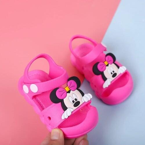 Baby Girls Walking Shoes Sandals Boys' Beach Soft Bottom Anti Slip Anti Kicking Childrens Summer Shoes for 0-3 YearsOldSandal