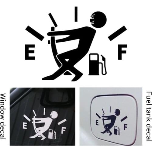 Car styling Fuel Tank cap FUNNY Stickers for golf 6 honda civic alfa romeo toyota peugeot 307 suzuki vitara 2016 accessories