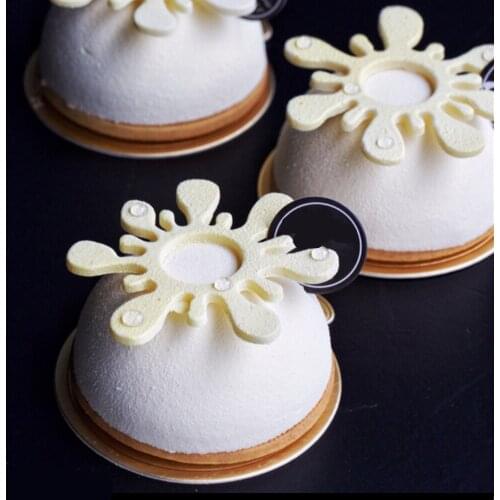 2pcs Mousse Cake Decorating Moulds Silicone Mold Cake Mold Silicon Baking Tools For Cakes Mousse Mold 3D Cake Tray Baking Pan