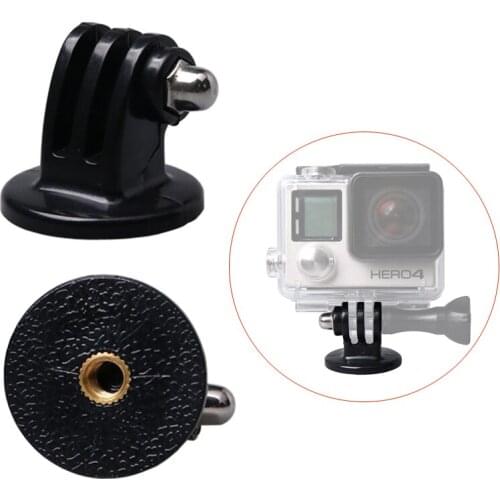 Go Pro Adapter for GoPro Hero 7 6 5 4 3+ Accessories Mini Monopod Tripod Holder Case Mount Adapter for Xiaomi yi SJ4000 Camera