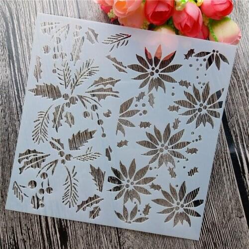 Scrapbooking tool card DIY album masking spray painted template drawing stencils laser cut templates Coconut trees shape