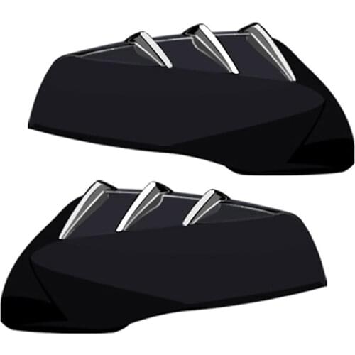 Car Rear View Rearview Side Glass Mirror Cover Trim Frame Side Mirror Caps for Toyota Alphard 2016-2021