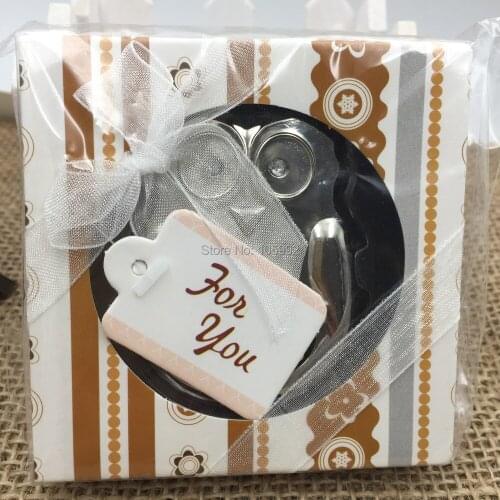 Cute Wedding Favor and Bridal Shower Favor - Owl Bottle Opener Favor with gift box 20pcs