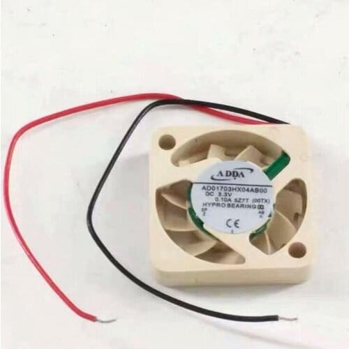 Original ADDA AD01703HX04AB00 1704 17x17x4mm 1.7cm 3.3V 0.10A Drone Notebook Mini Cooling Fan