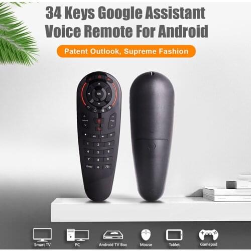 G30 Voice Air Mouse IR Learning G10 Remote Control Gyro Sensing 2.4G Wireless Mini Keyboard For Android 10 TV Box Android 9.0