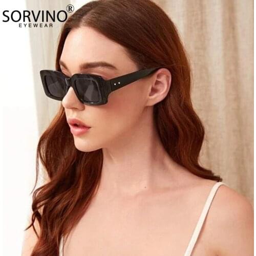 Retro Small Square Fashion Sunglasses Women Vintage Brand Designer Rectangle Gradient Sun Glasses Shades Female UV400