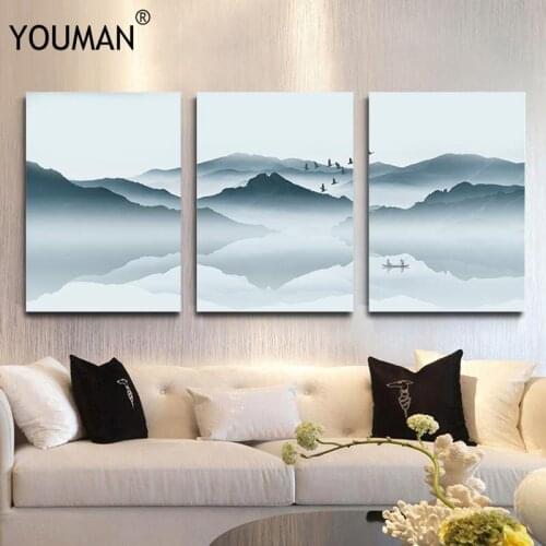 Modern poster nordic 3d Painting Frameless Poster wallpaper home decor for study room Wedding Room Poster Table Walls Home Decor
