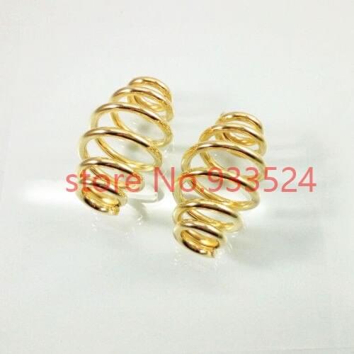 Motorcycle 3" Barrel Coiled Solo Seat Springs Gold For Harley Honda Yamaha Kawasaki Suzuki Street Bike Dirt Bike ATV Custom