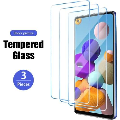 1/2/3 Pcs! Protective Glass for Samsung S20 FE 5G A2 A01 Core Screen Protector for Samsung S10 Lite S7 S6 9H Hardness Glass Film
