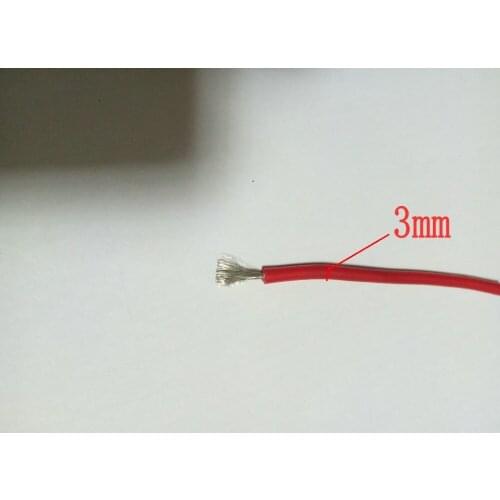 1 Reel 10M Red high quality 16 AWG Silicone Wire Gauge Flexible Silicone Wire New