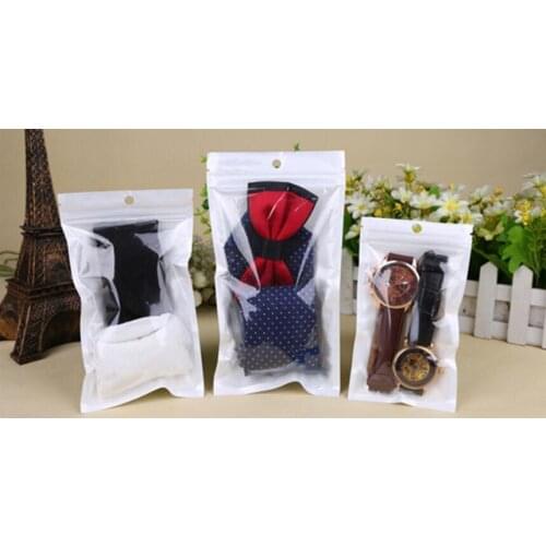 3000pcs 10.5*15cm Resealable Waterproof dust Electronic parts Plastic pouch plastic Zipper Zip Lock Packaging With Hang Hole bag