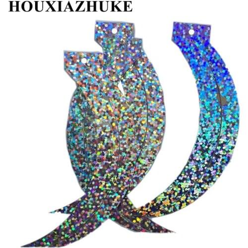 85*17 mm pink or glitter silver or peach or glitter light pink color cat tail sequins for crafts mix decoration 200 pcs per lot