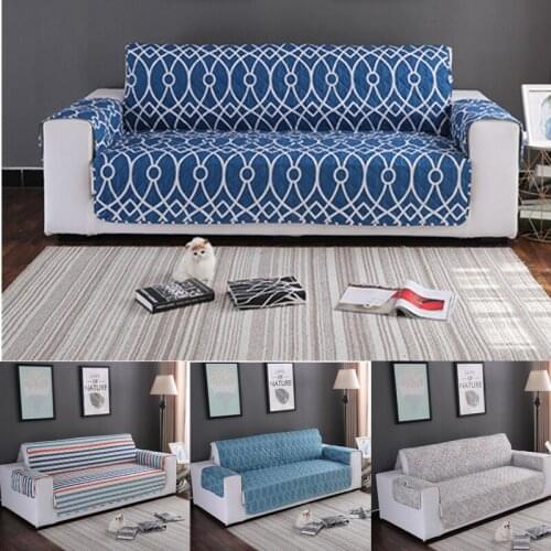 Printing Pet Dog Kids Sofa Cover Washable Towel Armrest Couch Cover Coat Removable Slipcovers Protector Single/two/three Seater