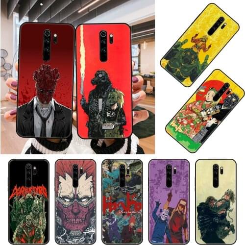 Phone Case For Xiaomi Redmi Note 8 8T 7 7A 9 9A 9S 8A 4 5 6 Pro Black Cover Back Trend Shell Fashion Funda Dorohedoro Monster