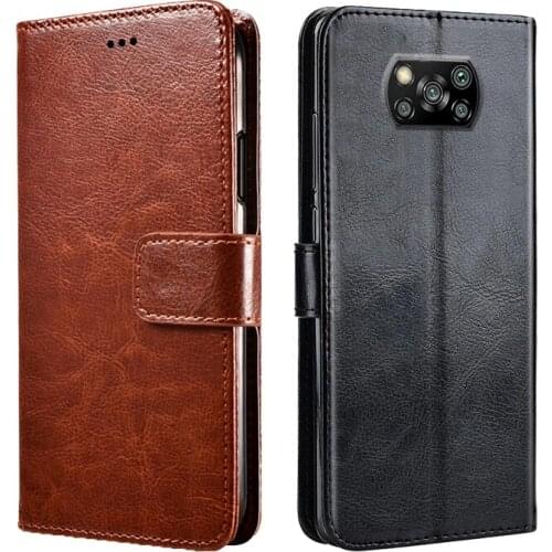 Cover For Xiaomi Poco X3 NFC чехол Case Flip Leather PU Wallet Stand Capa Pocophone M3 X3 M2007J20CG Case Etui Protector Shell