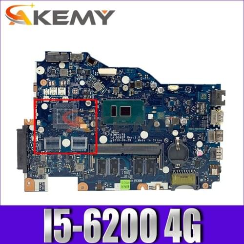 For Lenovo Ideapad 110-15ISK Notebook Motherboard LA-D562P CPU I5-6200 4G RAM FRU 5B20M41058 DDR4 100% Fully Tested