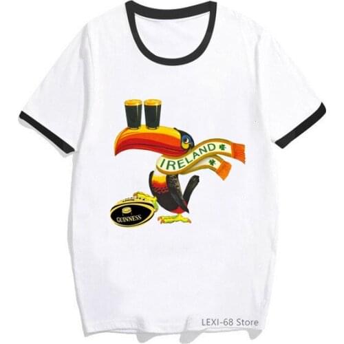 Tropical Toucan Bird Cockatoo print t-shirt for womens clothing funny tshirt camisetas mujer summer tops tee shirt femme