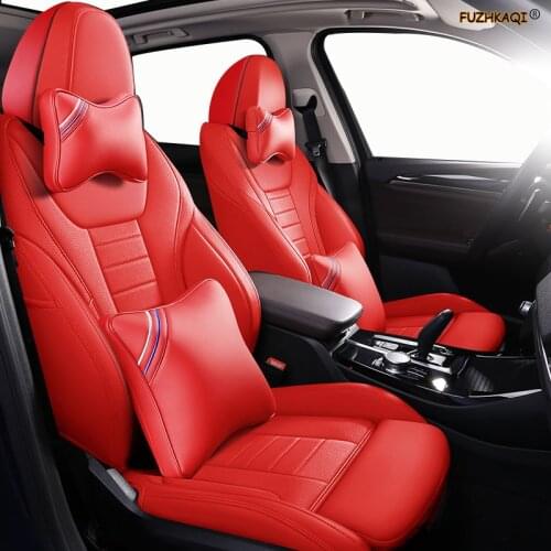FUZHKAQI Custom Leather car seat cover set For BORGWARD BX7 BX5 BXi7 BX6 BMW z4 E85 E86 Automobiles Seat Covers cars styling