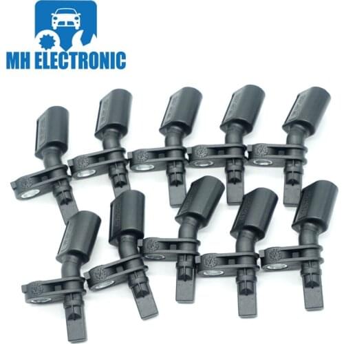 MH Electronic WHT003861 10PCS/LOT ABS Speed Sensor Front Left For Volkswagen Polo Passat Golf Fox A3 TT for Seat Leon For AUDI