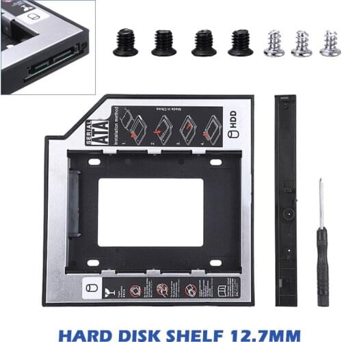 New Arrival 12.7mm Optical Hard Drive Bay Durable Universal CD/DVD Semi-aluminum Tray With Screwdriver For Lenovo Laptop