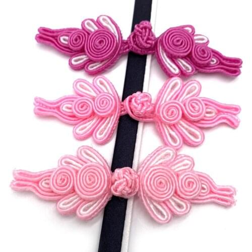 10 Pairs Chinese Knot Fasten Buttons for Tang Suit Bags Decoration Frog Buttons Cloth