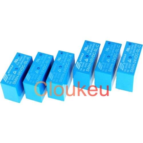 Relay SMIH-05VDC 12VDC 24VDC-SL-A -C 16A 6pin 8pin