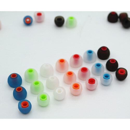 3.8mm Silicone Ear Tips 12pcs In-ear Earphone Covers Cap Earbuds Rubber Headphone Replacement Earplug Pads Cushion