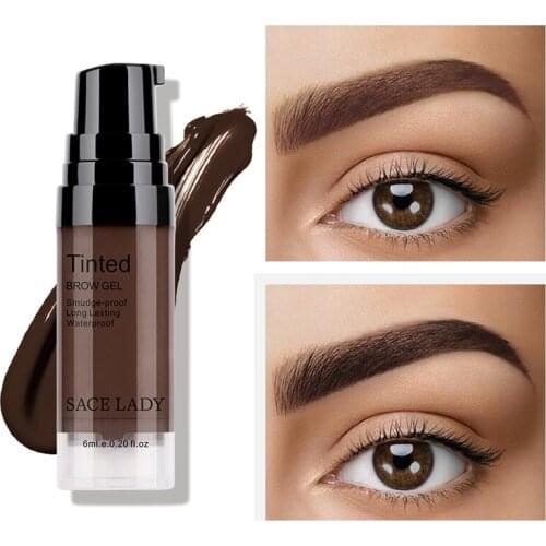 Waterproof Eyebrow Gel Makeup Eye Brow Wax Lasting 48 Hours Tint Cream Eye Brow Pencil Make Up Smooth Paint Pomade Cosmetic NEW