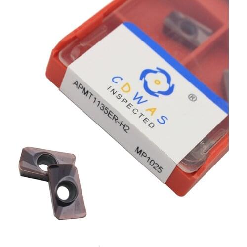 High quality APMT1135 2 MP1025 Carbide insert milling turning tool Lathe tool Turning insert for machining steel parts