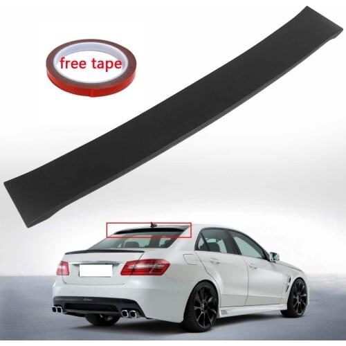 High quality ABS Fit For Mercedes E Class W212 Sedan Black Roof Window Lip Spoiler Wing