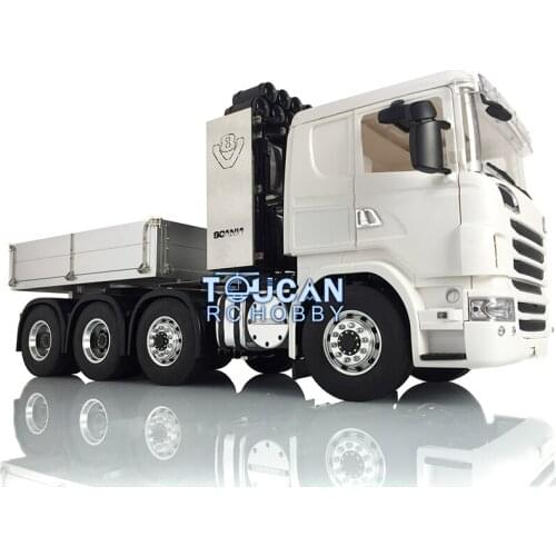 1/14 RC LESU Metal Hopper 8*8 SCA Chassis Hercules R730 Cabin Tractor Truck