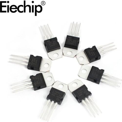 PMIC Voltage Regulators Linear IC L7805CV L7806CV L7808CV L7809CV L7810CV L7812CV L7815CV L7818CV TO-220 Electronics Chip